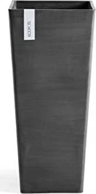 Ecopots Kunststoff-Topf Rotterdam High 32x32cm dark grey