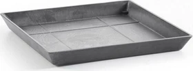 Ecopots Rotterdam Blumentopfuntersetzer quadratisch 35.5x35.5cm grey