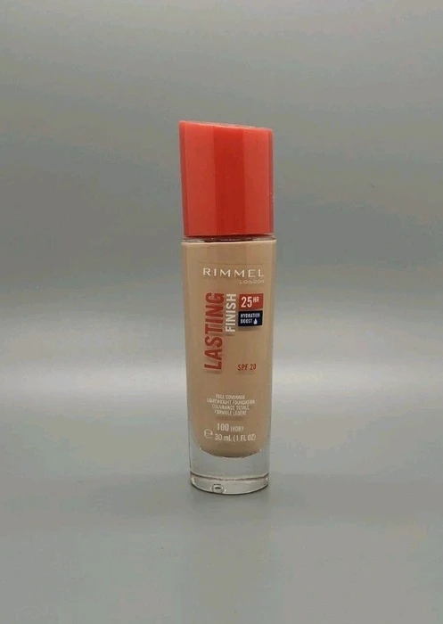 Rimmel London Lasting Finish Foundation 100 Ivory LSF20, 30ml