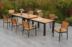 Merxx Santorin Gartenmöbel-Set, 9-tlg.