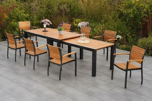 Merxx Santorin Gartenmöbel-Set, 9-tlg.