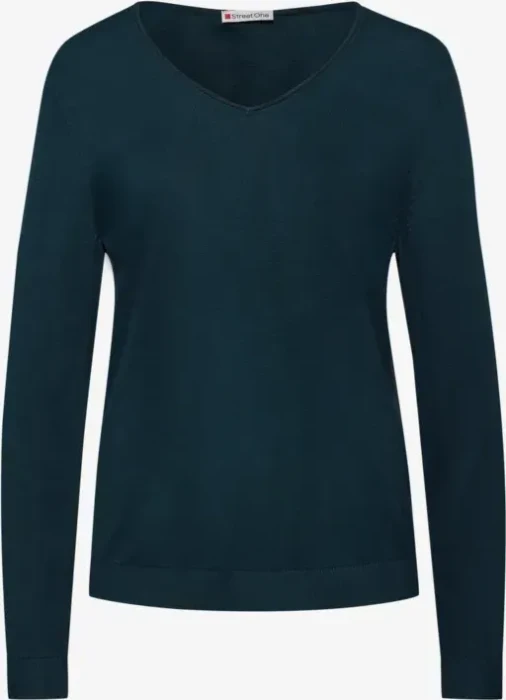 Street One V-Neck Pullover tide blue (Damen)