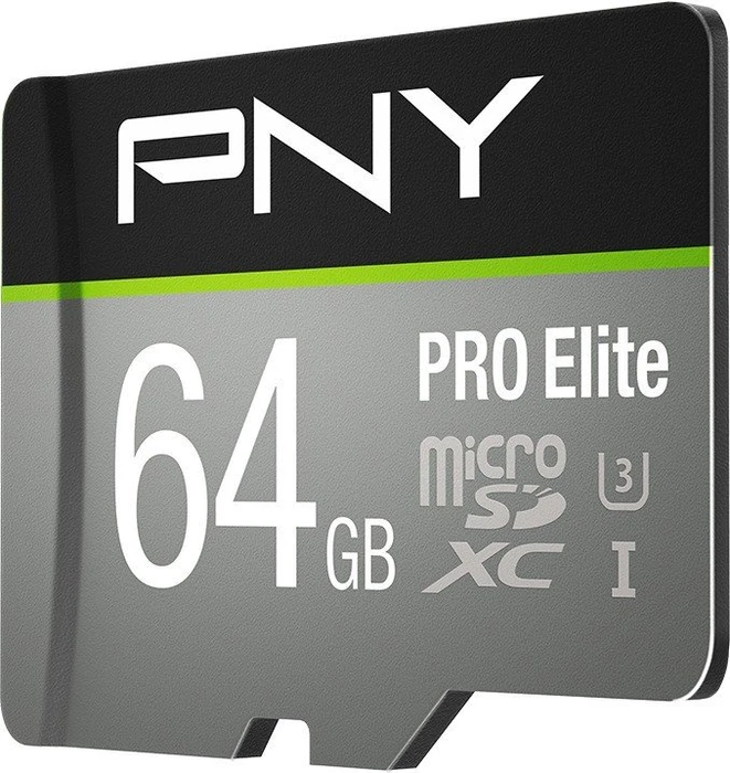 PNY Pro Elite R100/W60 64GB Kit, UHS-I U3, A1, Class 10