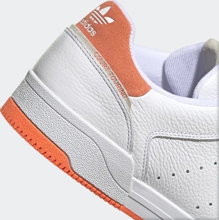 adidas Court Tourino cloud white/solar orange/crystal white