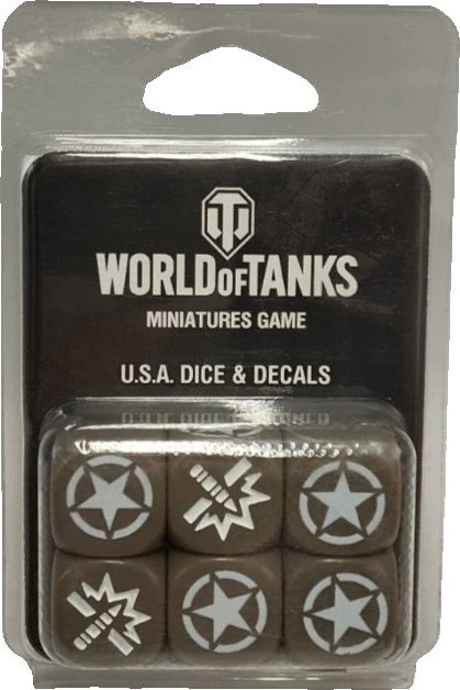 Gale Force Nine World of Tanks - American - Würfel & Abziehbilder