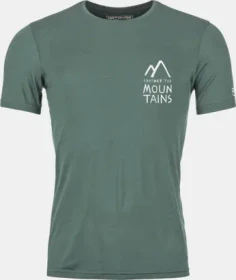 Ortovox 120 Cool Tec Mountain Duo Funktionsshirt kurzarm arctic grey (Herren)