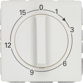 Siemens DELTA style Abdeckungsplatte für Zeitschaltuhr 15min, titanweiß