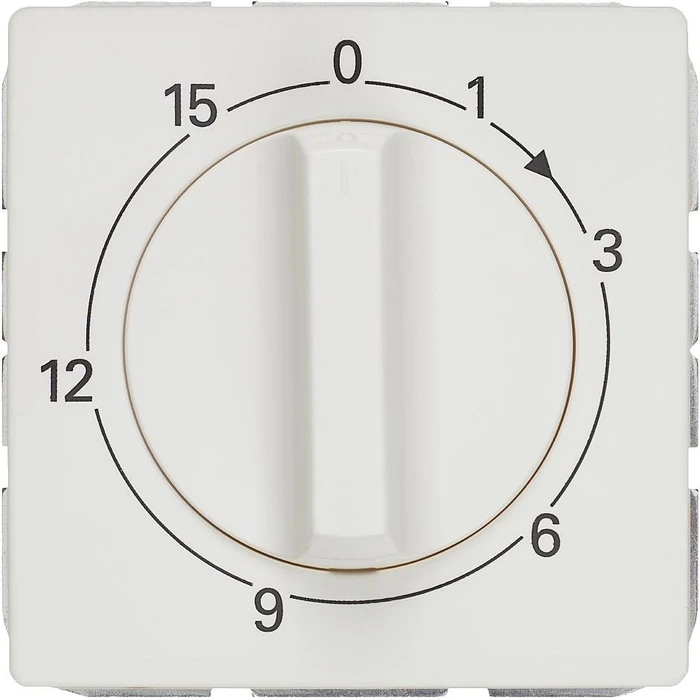 Siemens DELTA style Abdeckungsplatte für Zeitschaltuhr 15min, titanweiß