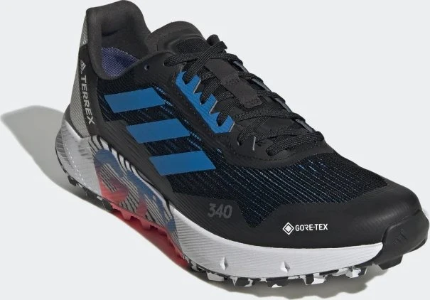 adidas Terrex Agravic Flow 2.0 GTX core black/blue rush/turbo (Herren)