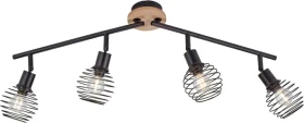 Paul Neuhaus Just Light Eugen Spot 4-flammig schwarz