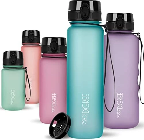 720°DGREE uberBottle softTouch Trinkflasche 1l ocean blue
