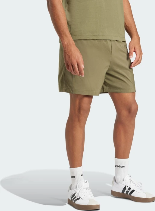 adidas Essential Small Logo Chelsea Hose kurz olive strata/black (Herren)