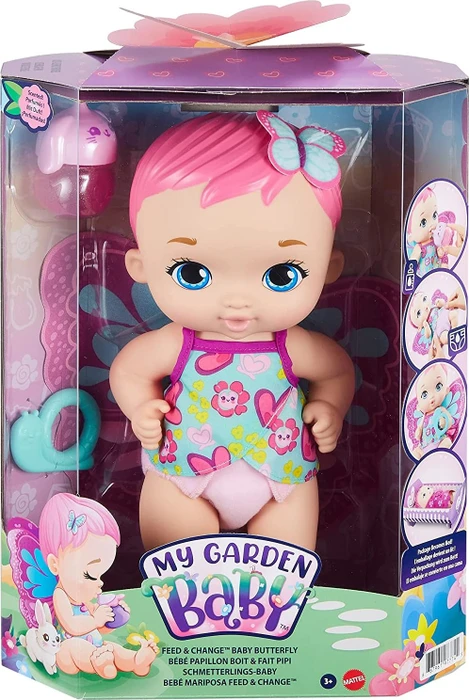 Mattel My Garden Baby Schmetterlings Baby pink