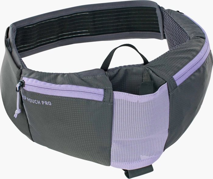 Evoc Hip Pouch Pro mit Trinkflasche violett