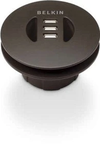 Belkin Flexible-Fit In-Desk 4-port, USB 2.0