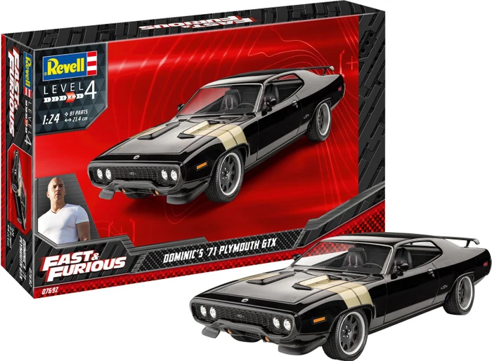 Revell Model Set Fast & Furious Dominics 1971 Plymouth GTX