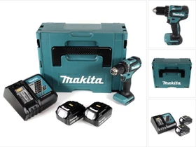 Makita DDF485RGJ Akku-Bohrschrauber inkl. MAKPAC + 2 Akkus 6.0Ah