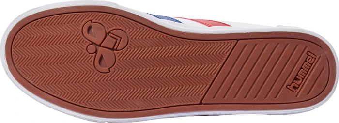 hummel Slimmer Stadil Low white/blue/red/gum (Herren)