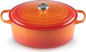 Le Creuset Signature Gusseisen Bräter oval 33cm 7.5l ofenrot