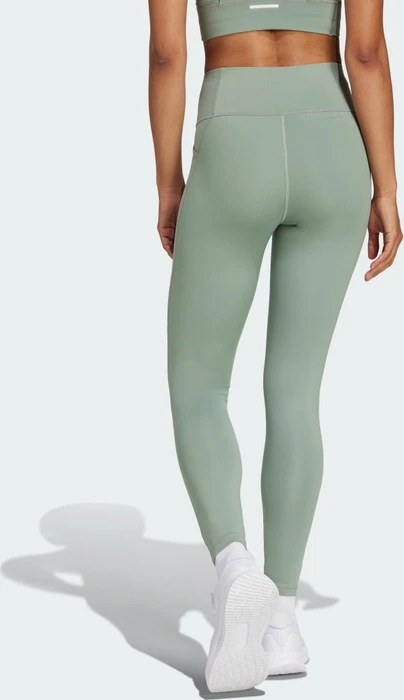 adidas Running Essentials Laufhose 7/8 silver green (Damen)