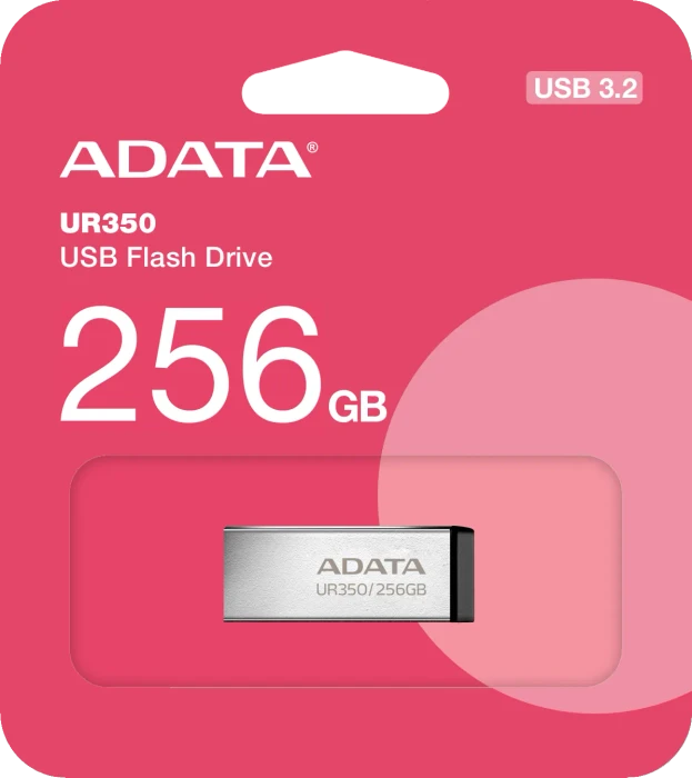 ADATA UR350 USB-A 256GB silber/schwarz, USB-A, USB 3.2 Gen 1×1