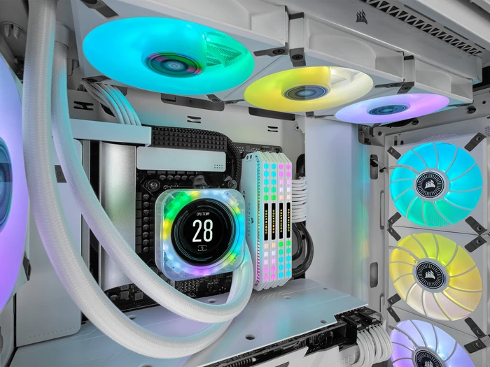 Corsair iCUE Elite LCD CPU-Kühler LCD-Display Upgrade-Kit, Ice