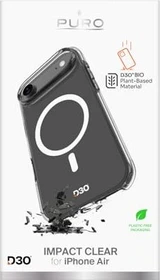 Puro Impact Clear D3O Bio Cover für Apple iPhone Air