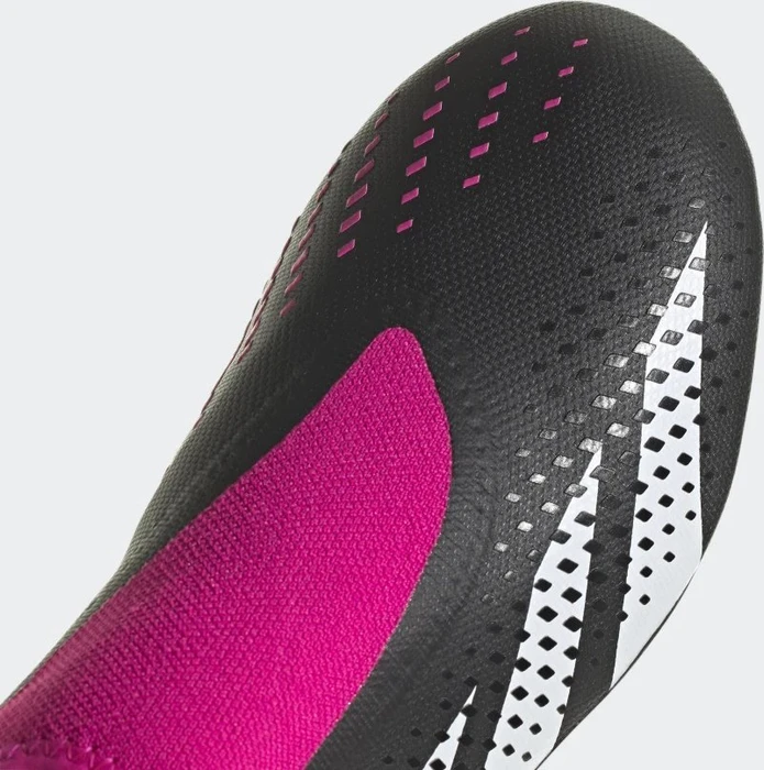 adidas Predator Accuracy.3 Laceless FG core black/cloud white/team shock pink 2