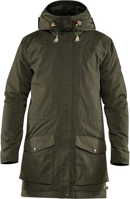 Fjällräven Singi Wool Padded Mantel deep forest (Herren)