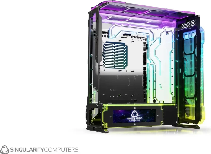 Singularity Computers Spectre 4 Elite Frontpanel, Black, Distro-Plate, Verteilerplatte (SC-SPEC4-EL) – Bild 4 von 4
