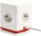 Olympia IOIO SW 1000 Steckdosenwürfel mit integriertem USB-C Ladekabel, 3-fach, 2x USB-C/2x USB-A, 1.5m, weiß/rot Vorschaubild