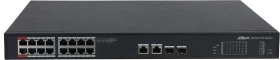 Dahua PFS32 Rackmount Gigabit Switch, 16x RJ-45, 2x RJ-45/SFP, 240W PoE++ (PFS3220-16GT-240)