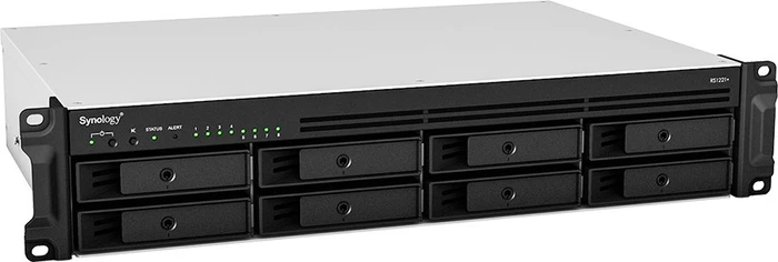Synology RackStation RS1221+, 4GB RAM ECC, 4x RJ-45 1000Base-T, 2x USB-A 3.0, 2HE