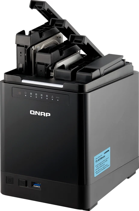 QNAP Turbo Station TS-453Bmini-4G, 4GB RAM, 2x RJ-45 1000Base-T, 4x USB-A 3.0