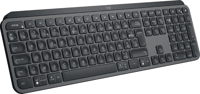 Logitech MX Keys for Business, Logi Bolt, schwarz, USB/Bluetooth, FR
