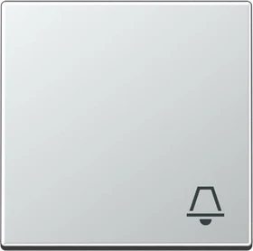Jung Serie A Wippe mit Symbol Klingel, aluminium