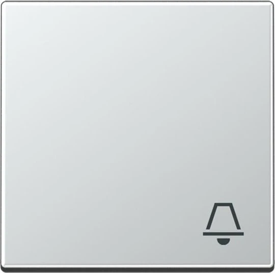 Jung Serie A Wippe mit Symbol Klingel, aluminium