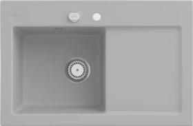 Villeroy & Boch Subway 45 Einbau Becken links mit Ablauffernbedienung steam