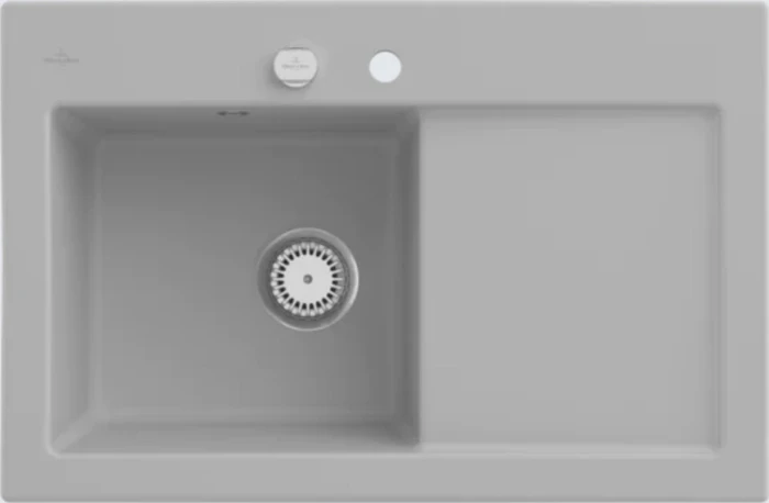 Villeroy & Boch Subway 45 Einbau Becken links mit Ablauffernbedienung steam