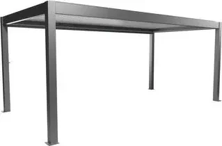 Biohort Pergola 6x3 quarzgrau-metallic/weiß