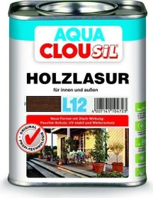 CLOU L12 Aqua CLOUsil Holz-Lasur teak, 750ml