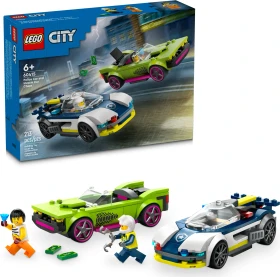 LEGO City - Verfolgungsjagd mit Polizeiauto und Muscle Car