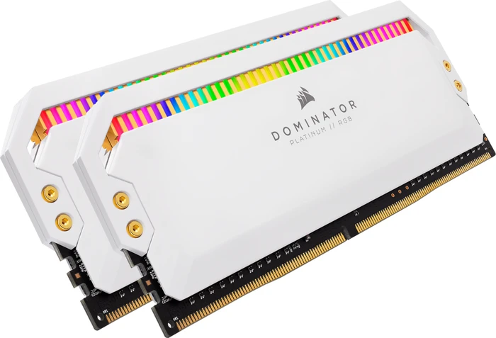 Corsair Dominator Platinum RGB White UDIMM 16GB Kit, DDR4-3200, CL16-18-18-36