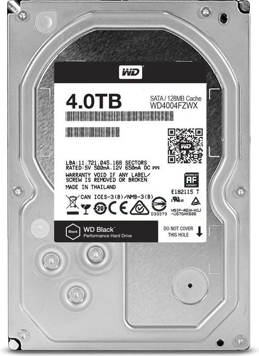 Western Digital WD_BLACK 4TB, 512e / 3.5" / SATA 6Gb/s