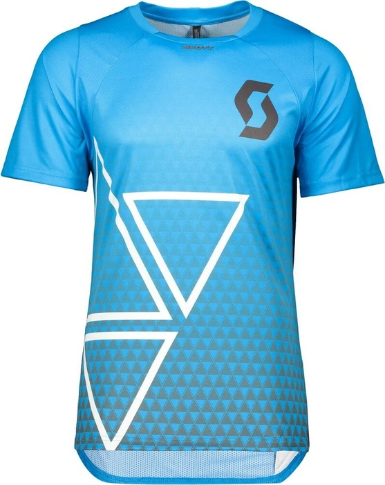 Scott Trail Vertic Trikot kurzarm aster blue (Herren)