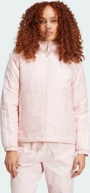 adidas Essentials 3-Streifen Insulated Hooded Jacke sandy pink (Damen)