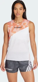 adidas Terrex TRK Pro Laufshirt ärmellos white/semi impact orange (Damen)