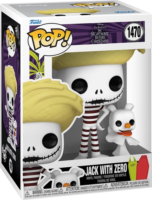 FunKo Pop! Disney - Nightmare Before Christmas - Jack with Zero at the Beach