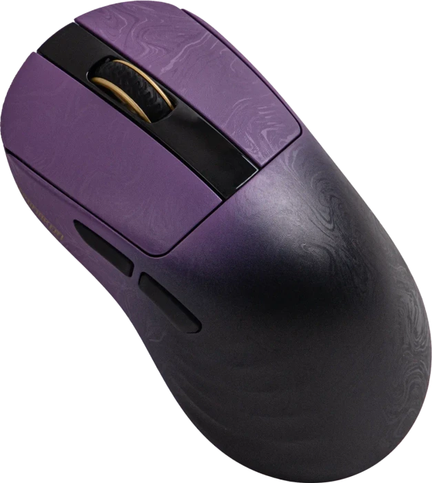 Epomaker Carbonis 8KHz Wireless Gaming Mouse, Black Purple, USB/Bluetooth