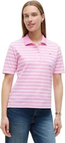 Tommy Hilfiger 1985 Poloshirt kurzarm ecru (Damen)